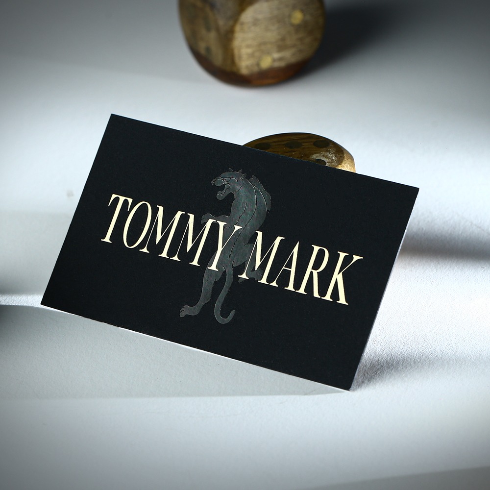 Raised Spot Glass Business Cards