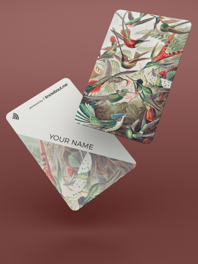 NFC Business Cards - Fly High Design