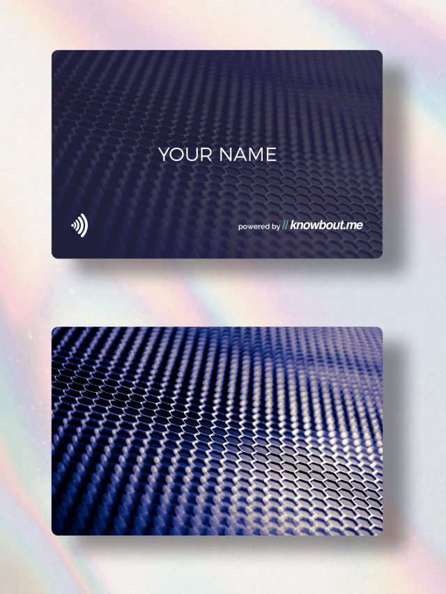 NFC Business Cards - Hexagon Design