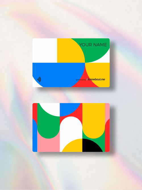 NFC Business Cards - Geometrical Design