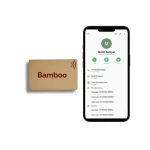 NFC Business Card with VCard in Bamboo Material