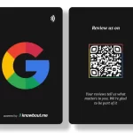 NFC Google Review card Black