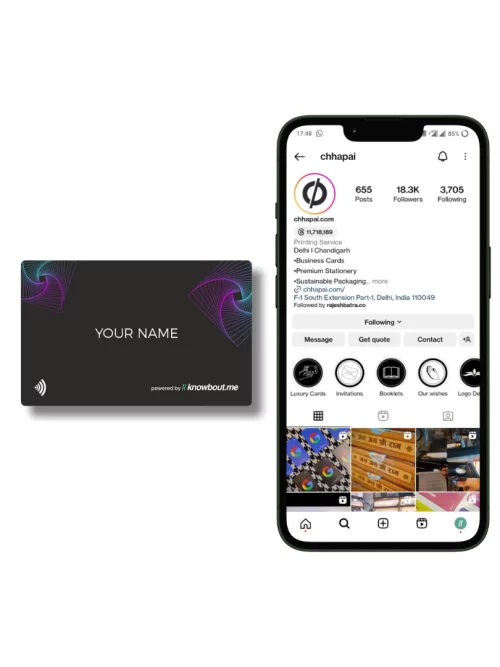 NFC Social Card in PVC Material